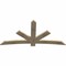 Ekena Millwork Alberta Rough Sawn Timber Gable Bracket, Douglas Fir, 84"W x 42"H x 2"D x 6"F, 12/12 Pitch GBW084X42X0206ALB00RDF - alternate 4